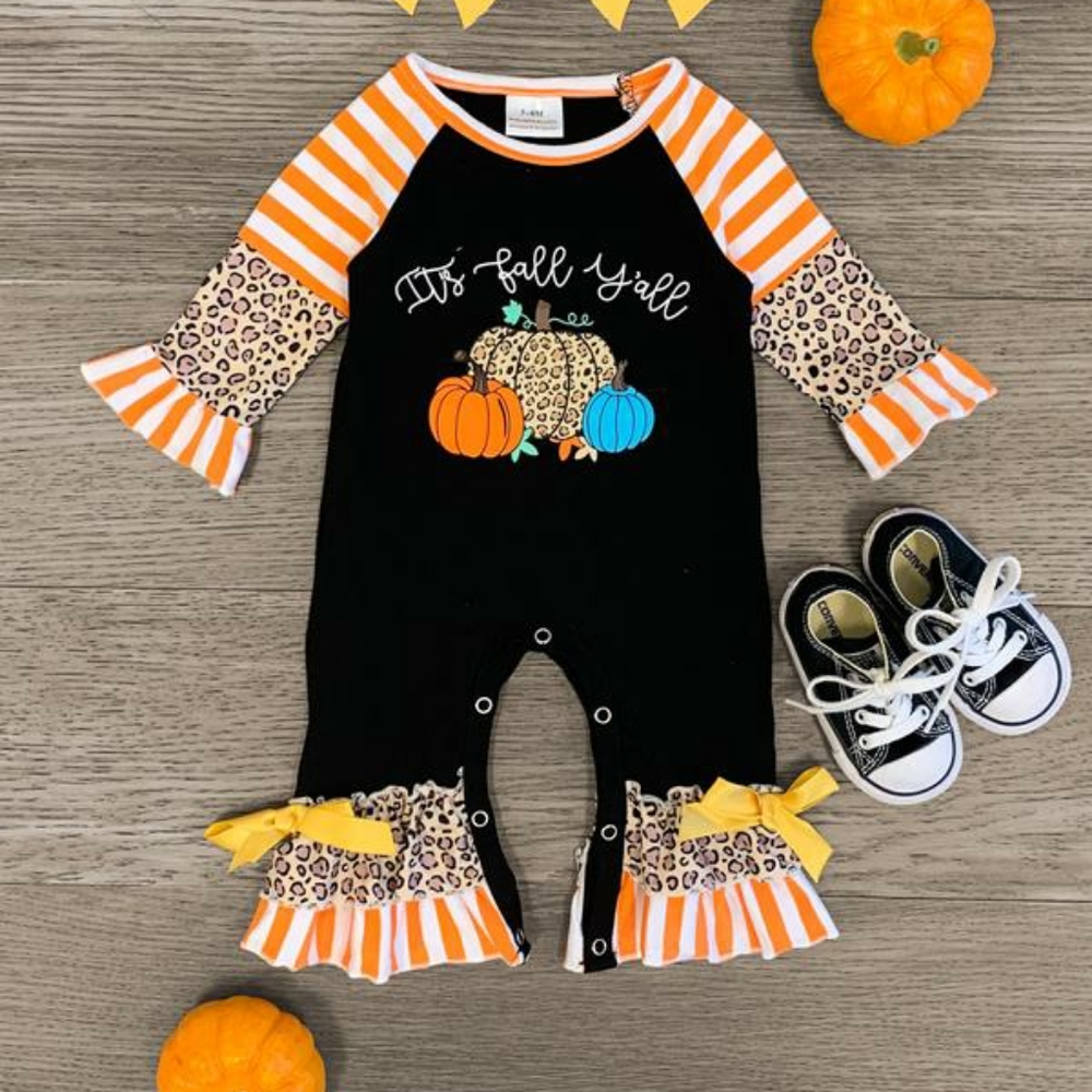 It's Fall Y'all Ruffle Romper